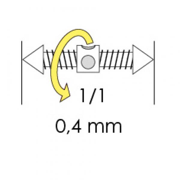 Universal-Zugschraube gerade